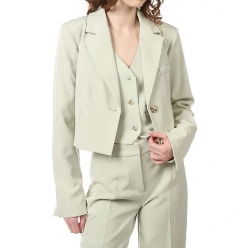 Avec Les Filles Mint Blazer size medium M